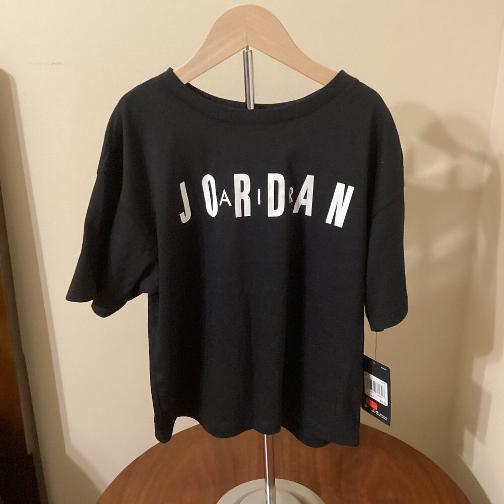 Air Jordan Post Up Boxy T-shirt Black